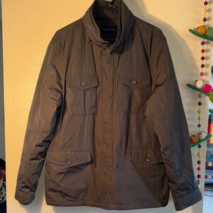 Banana Republic 4-Pocket puffer Field Jacket, typically designed as a water-resi